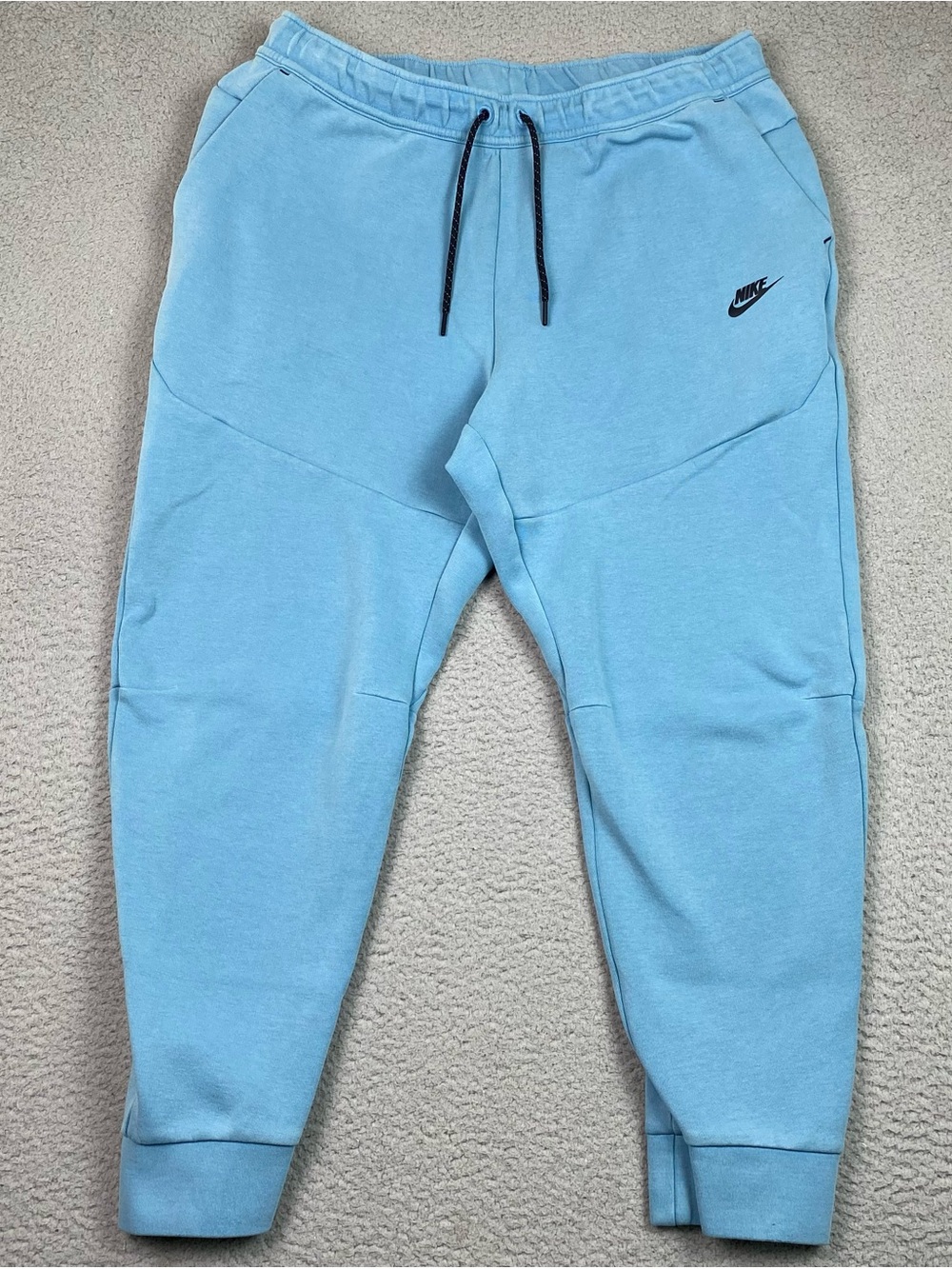 Nike Sportswear Jogger Pants Men's Size XL Blue Tech Fleece Athletic Gym Workout